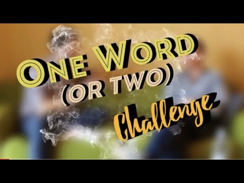 One word or two challenge? by Ian Bousfield.