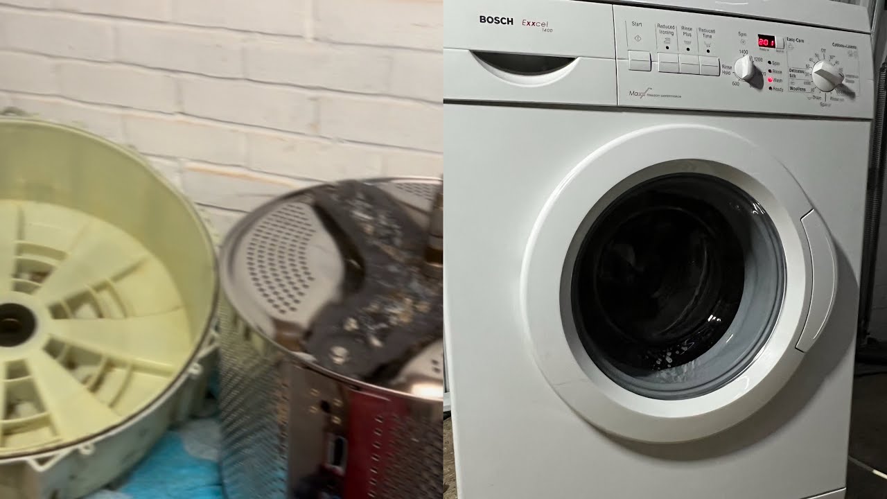 Bosch Exxcel 1400 WFO2864GB Restoration Project Drum Replacement