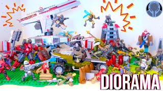 How to Build an EPIC Banished Diorama! Time-Lapse - Halo Mega Construx!