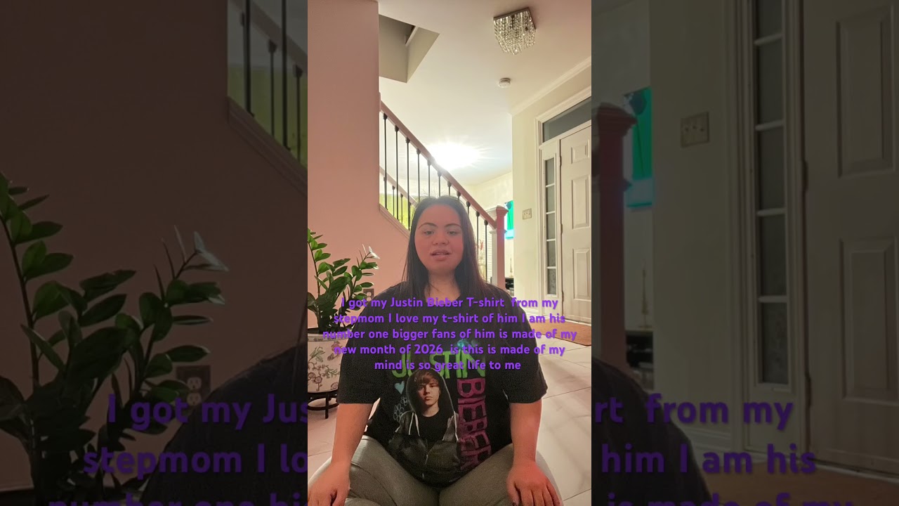 I love my Justin Bieber T-shirt, is this made of my new month of 2026. This is the most greatest￼￼￼￼