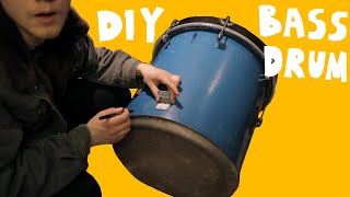diy bucket bass drum
