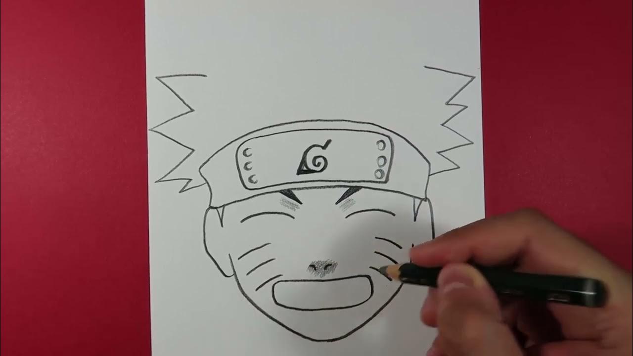 Anime Drawing, How to Draw Naruto (Young) Smile