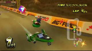Mario Kart Wii Baby Luigi On Blue Falcon