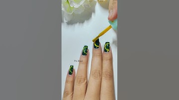 Thumbnail of 🧷🌼Easy flower Nail art designs at home 💅🏡#nailart #piubhol #shorts