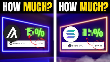 My Portfolio Ratio between 🥊 Algorand (ALGO) and Solana (SOL) 2022
