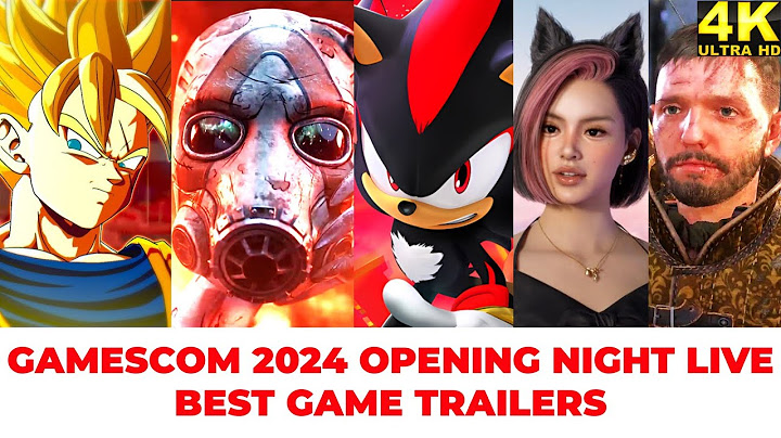 GAMESCOM 2024 Opening Night Live Best Game Trailers [4K]
