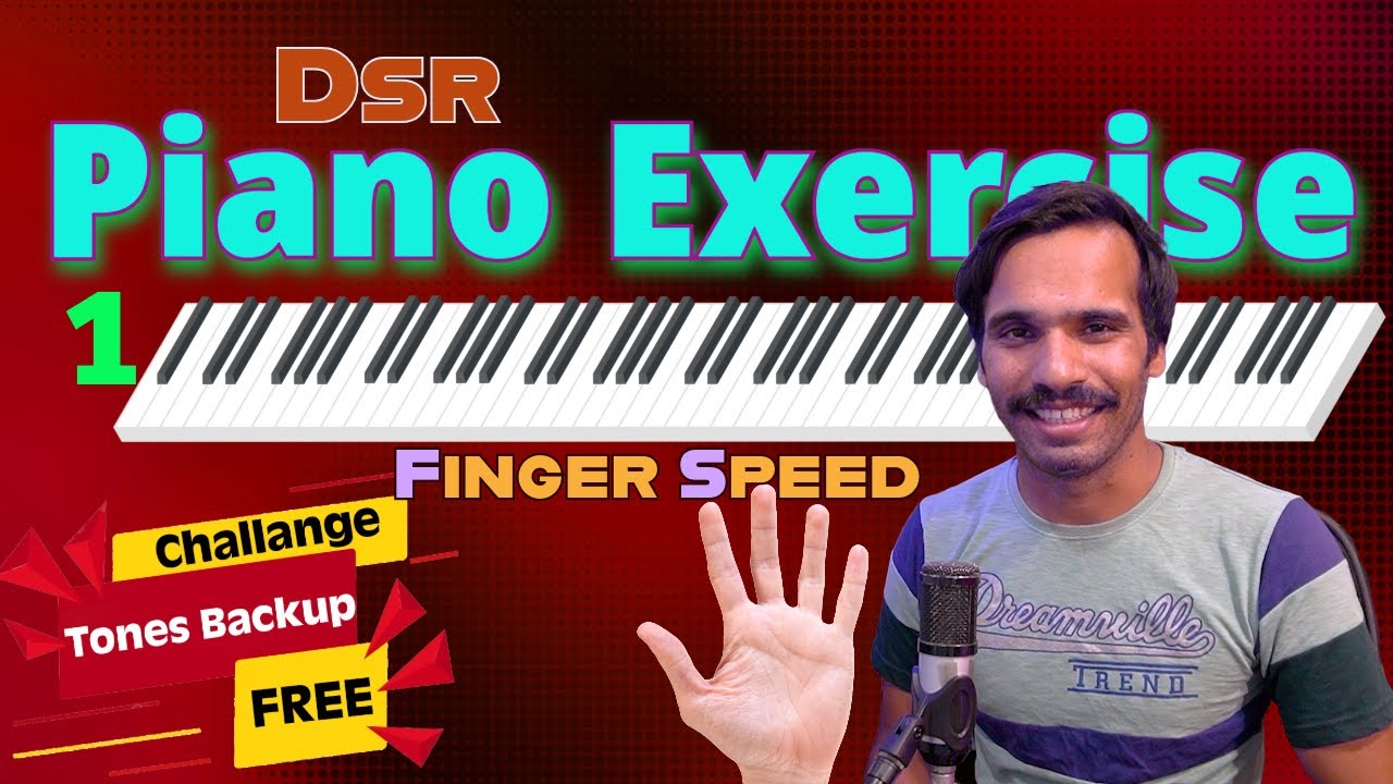 2 Best Piano Exercises for beginners to improve your fingers speed ...