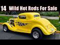 14 Wild Hot Rods For Sale 🔥 Rare Classic Street Rod Collection”