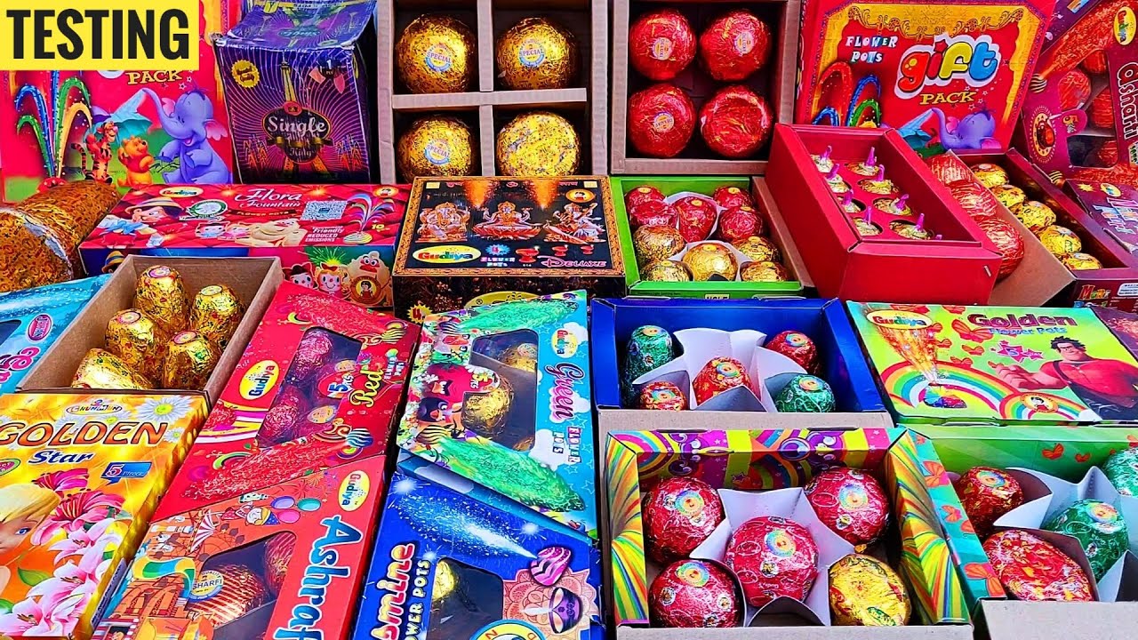 TESTING 20 TYPES OF MATKA FLOWERPOTS | DIWALI KE PATAKHE | CRACKERS VIDEO | NEW CRACKERS TESTING