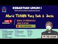 <i><b><span style="color:red"> Kebaktian Minggu GKI Cikarang 20 Februari  2022 </i></b></span>