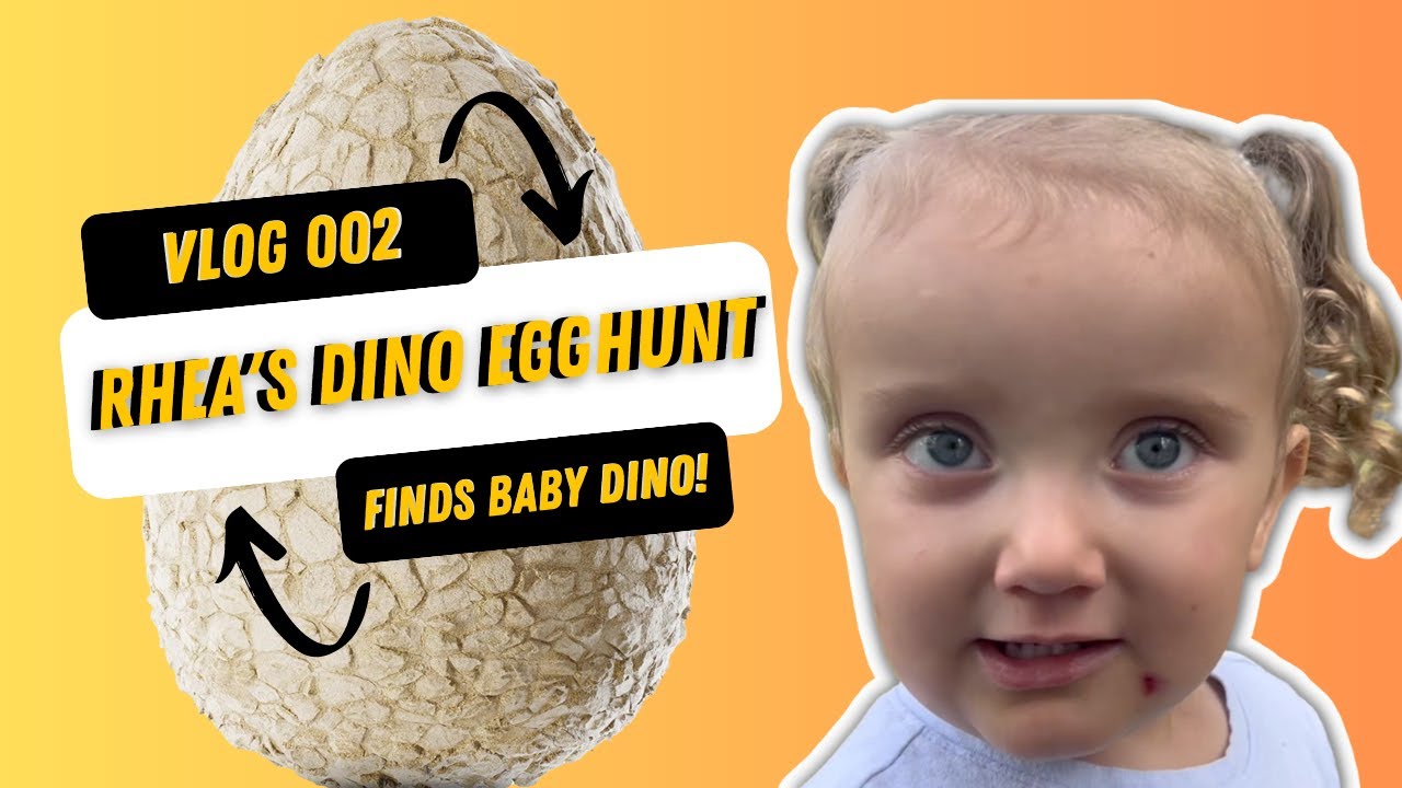 Dinosaur Rhea Rhea's Dino Egg Spectacle: 2 Year Old Toddler Discovers Hatching Eggs ...