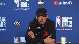 Nick Nurse Full Interview - Game 6 Preview | 2019 NBA Finals Media Availability