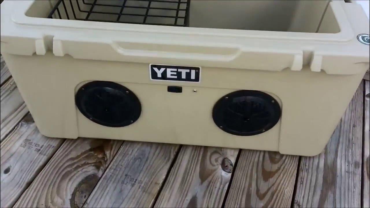 Yeti Tundra 65 Stereo Cooler Stock Inside 