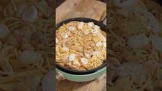 Pork Kimchi Miso Spaghetti