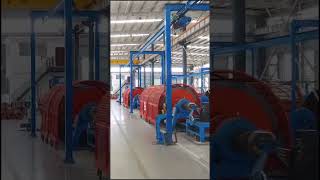 37 reels rigid stranding machine , high speed cable twisting machine
