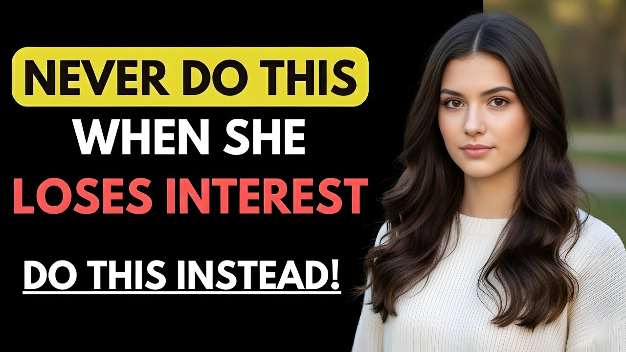 NEVER Do These 7 Things When a Woman Lose Interest | Psychology Secrets That Make Her Want You Again