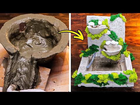 あなたの心をとらえるDIYセメントアート - YouTube