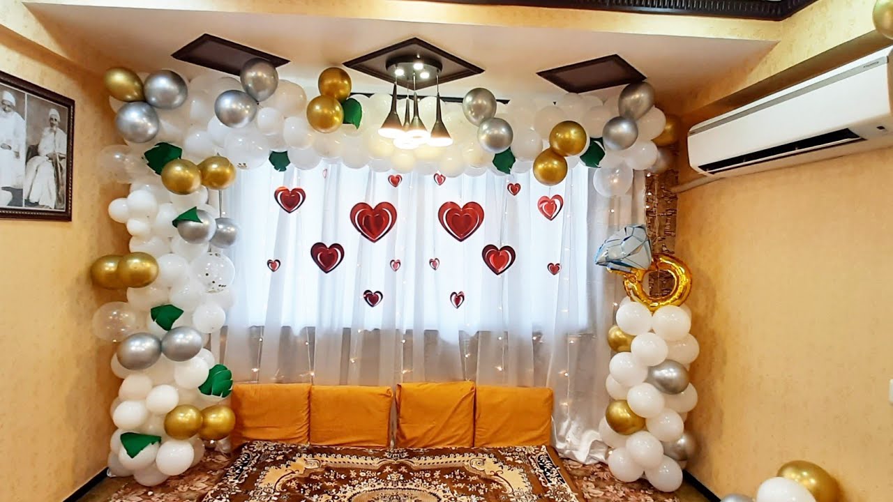 PARV Haldi Backdrop with Multicolour PomPom Ring Hangings and Ring Str –  Parvdecorbox