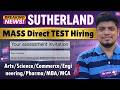 Stutherland MASS Direct Test Hiring | NO Shortlisting | Off-Campus Drive 2026 | All Courses Eligible Mp3 Song
