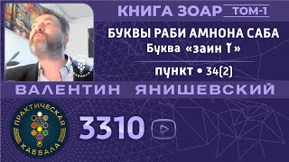 Каббала. Книга Зоар. Буквы раби Амнона Саба,буквы.Буква «заин ז»). пункт 34(2)