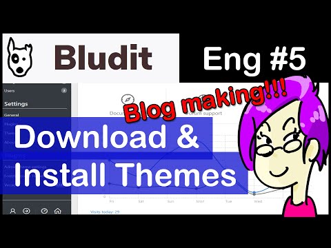 【Bludit #5】Flat-file CMS: Download and Install Andy Theme for your Bludit Blog #WebDev #Blog