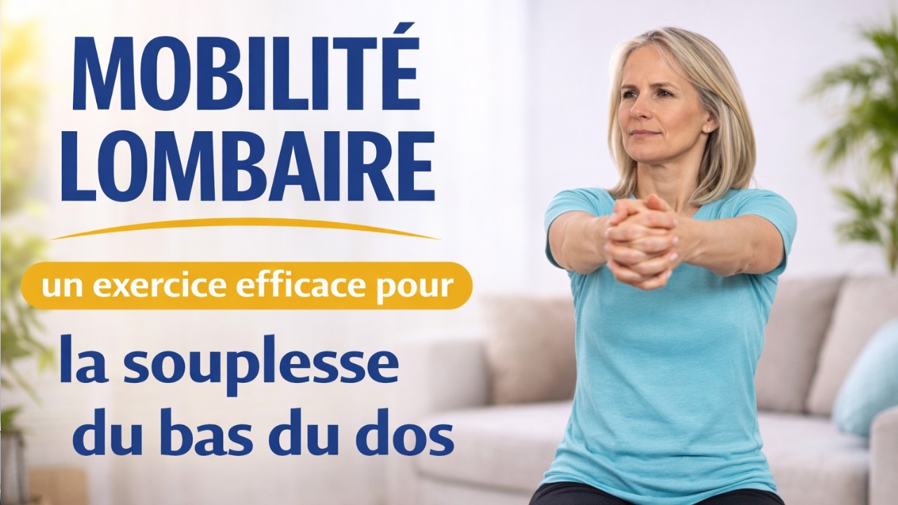 Mobilité thoracique : un exercice utile à faire en position assise