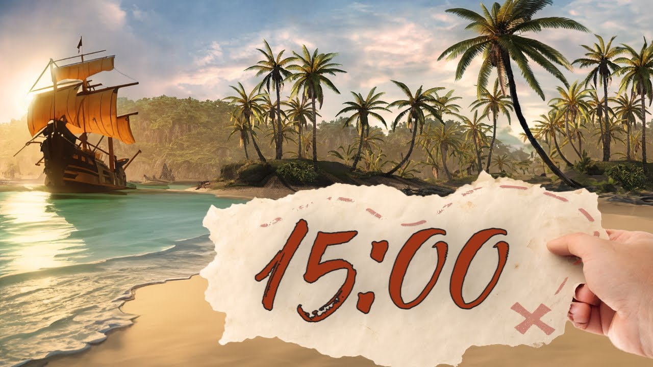 15-Minute Pirate Timer 🏴‍☠️⏳