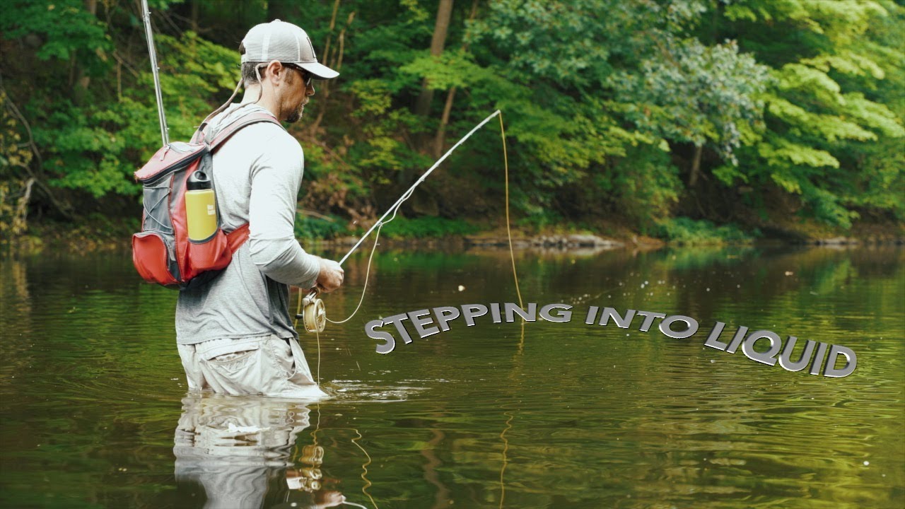 Stepping Into Liquid | Topwater Fly Fishing For Michigan River Smallmouth Bass Remix