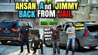 Jimmy And Ahsan Back From Jail Micheal Helps Jimmy Toyota Land Cruiser Gta 5 Leon Gaming