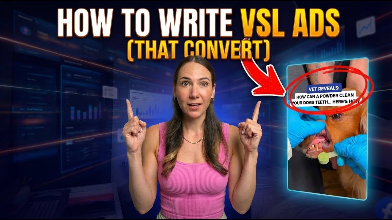 $1M VSL Ad Script Template (step by step copywriting tutorial) - YouTube