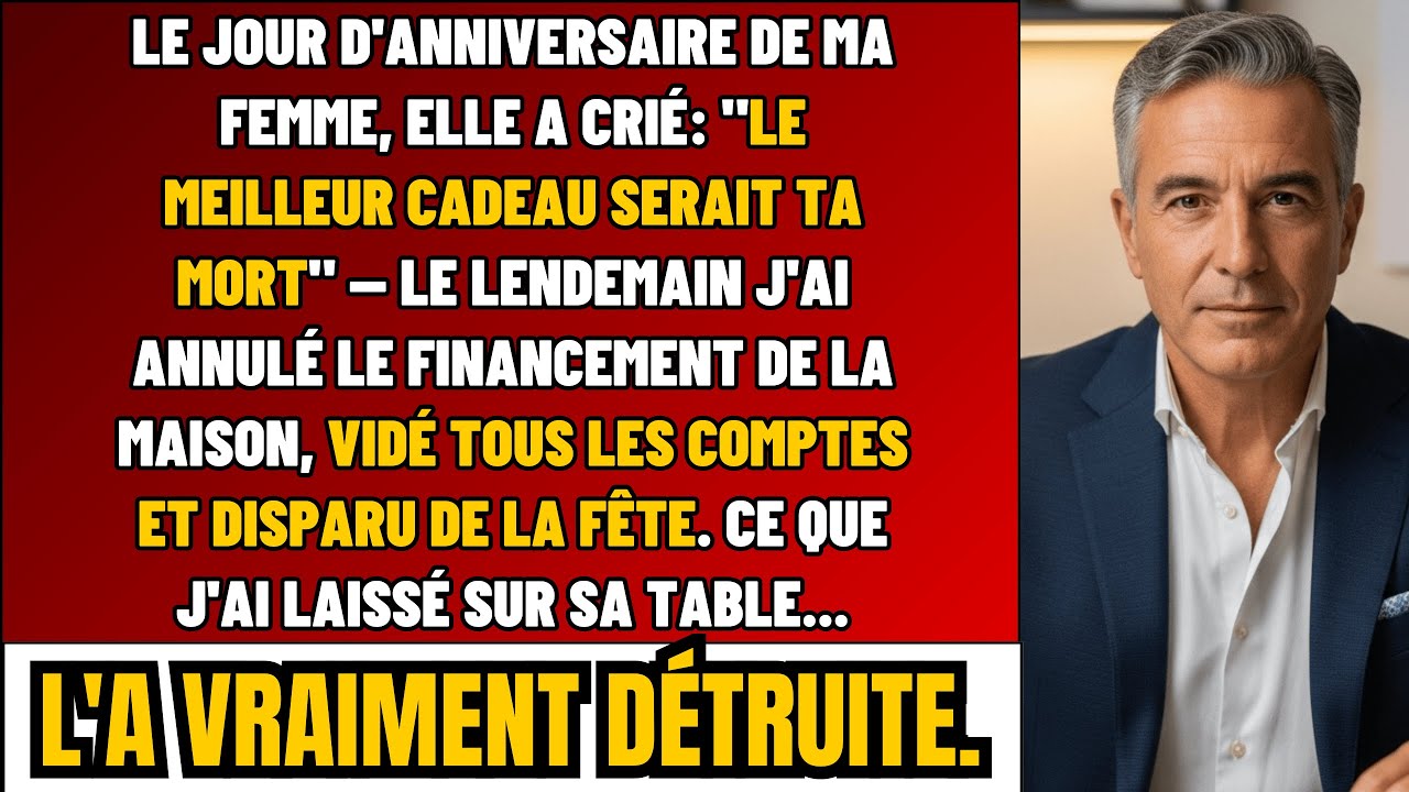 Le Jour De L’Anniv De Ma Femme, Elle A Crié: 