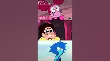edit/ Steven universe/ spinel, lapislázuli y peridot