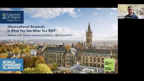 Open Lectures in Educational Research Methods - 21 Feb 2024: Observational research methods