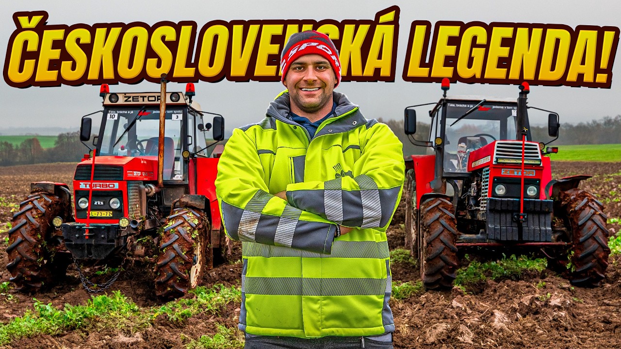 ČESKOSLOVENSKÁ LEGENDA stále na našich polích | ZETOR CRYSTAL 16145 s pluhem PHX 5