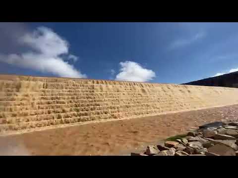 سد سكليل ادرار موريتانيا بعد تراجع تدفق المياه