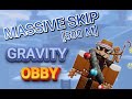 Massive skips in gravity obby 500 m roblox