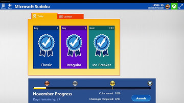 Microsoft Sudoku Daily Challenge 03Nov2020 (No Audio)