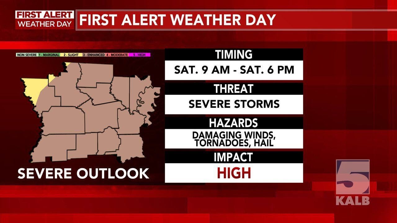 First Alert Weather Day set for Saturday, Dec. 28 - YouTube