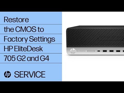 support groups near me How to Restore the CMOS to Factory Settings | HP EliteDesk 705 G2 and G4