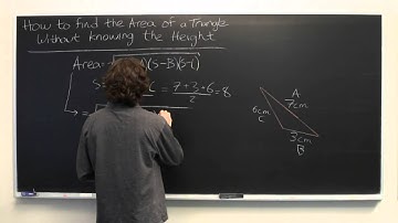 How to Find the Area of an Isosceles Triangle Without Knowing the Height