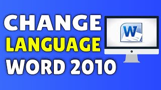 How To Change Language On Microsoft Word 2010 ✅ screenshot 5