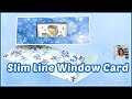 🔴How to Make a Slim Line Window Card