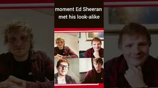Moment Ed Sheeran met his look-alike
