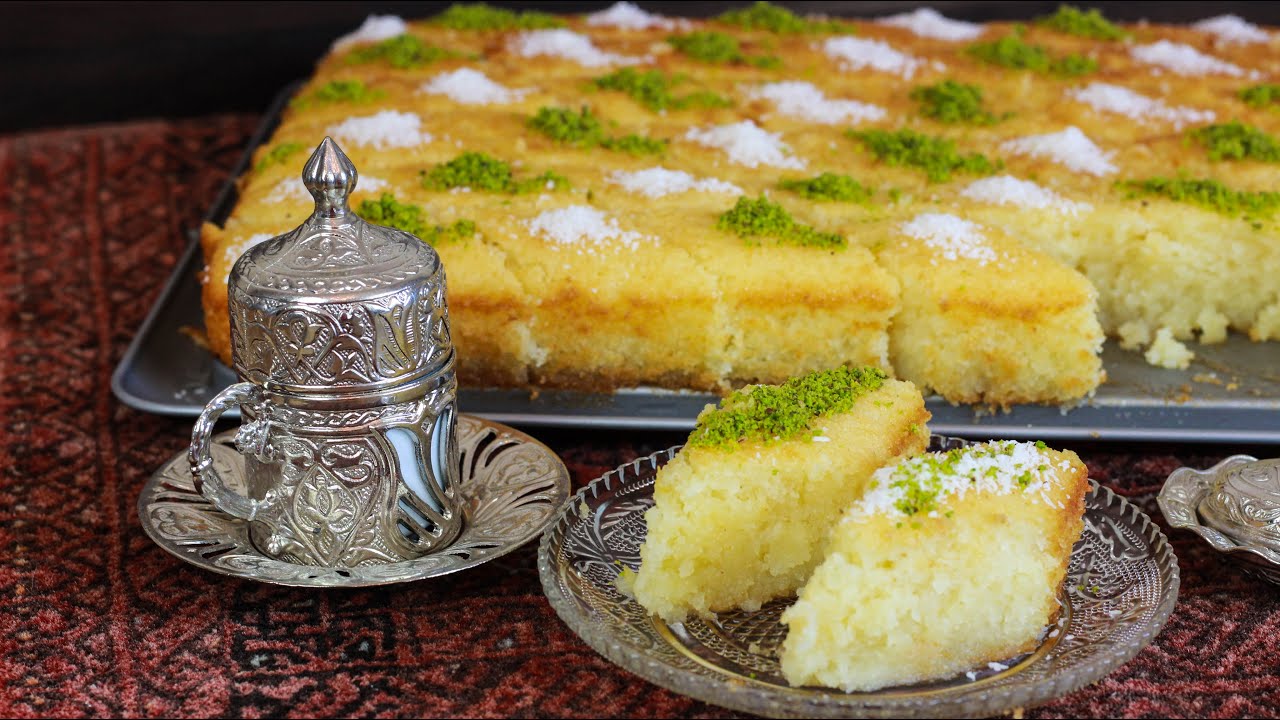 Türkisches Dessert - Revani Tatlisi - Grießkuchen - YouTube