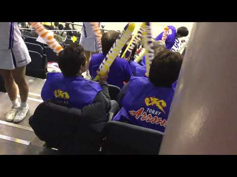 東レアローズ男子応援 タイムアウト