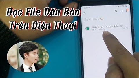 Cách đọc file văn bản word , excel , pdf trên điện thoại | Read word, excel, pdf files on your phone