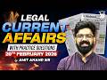 Top Legal Current Affairs 2026 | 20 feb. Detailed Analysis | Amit Sir | studyiq Judiciary