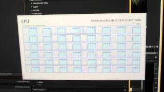 Intel 24 Core XEON Fully Loaded Rendering 4K Video