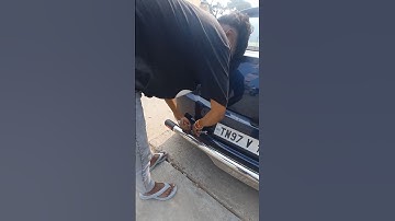 New swift rear bumper install 👌 #caraccessoriesstore #maruti #swift #shortvideo #reels