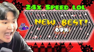 MOUNTAIN KING but 24x SPEED! | Geometry Dash